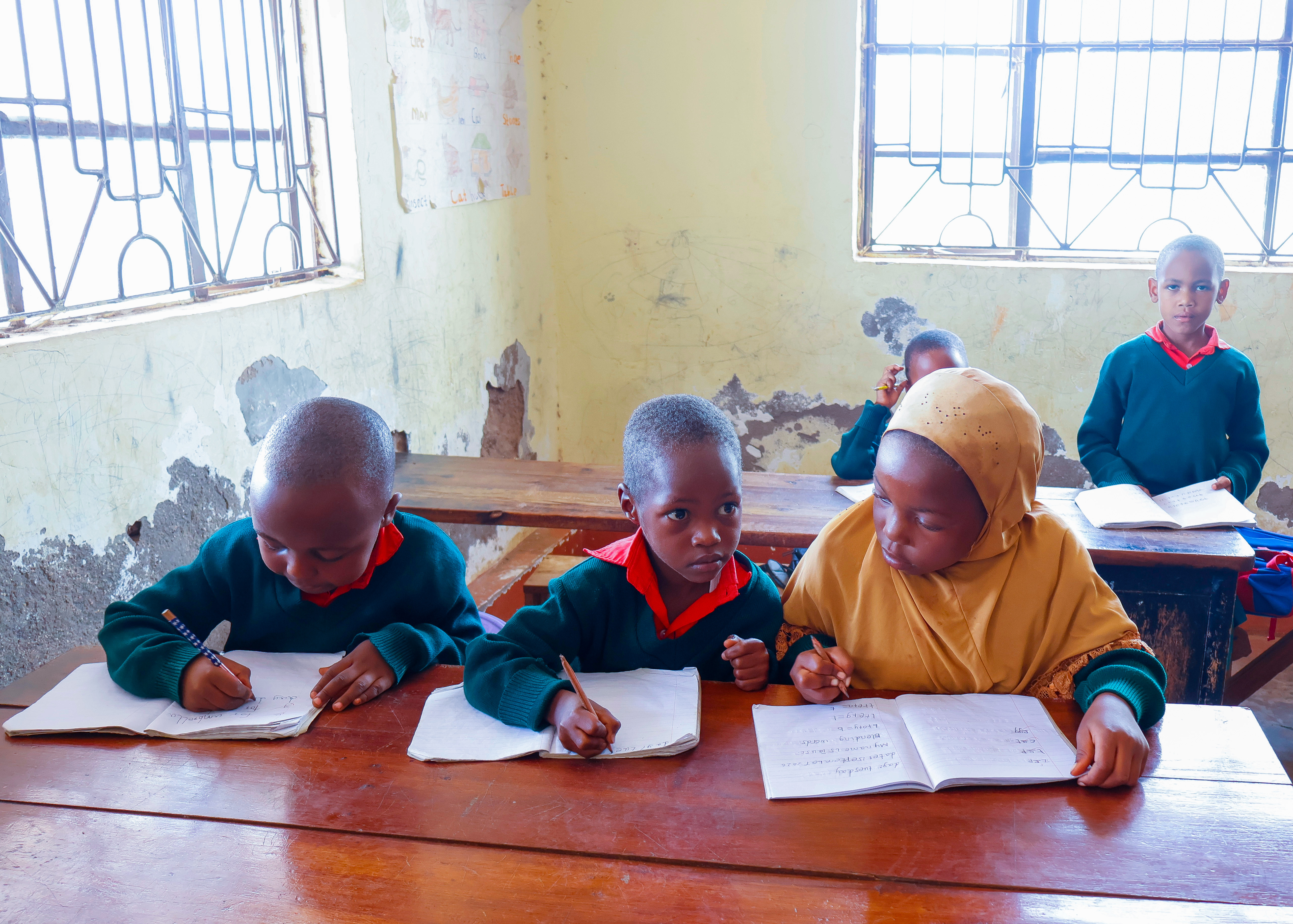 A primary classroom in session