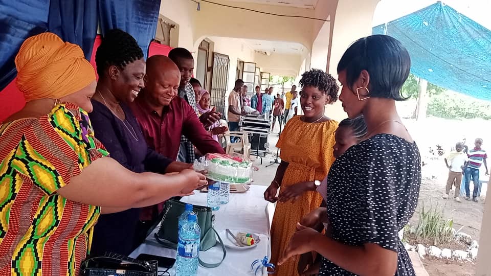 Community members at a Sunday gathering
